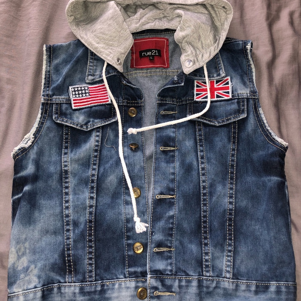 Jean top vest